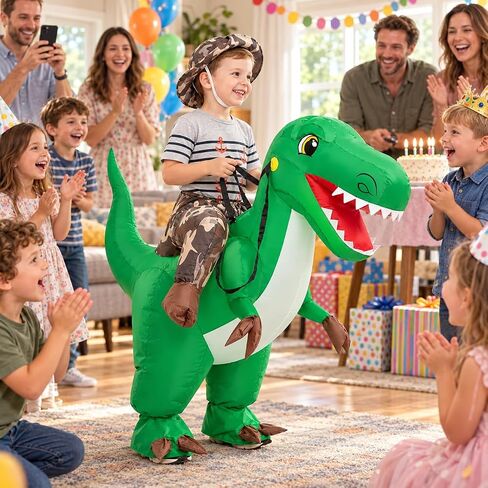 GOOSH Inflatable Dinosaur Costume for Kids Halloween Costumes Boys in Kuwait