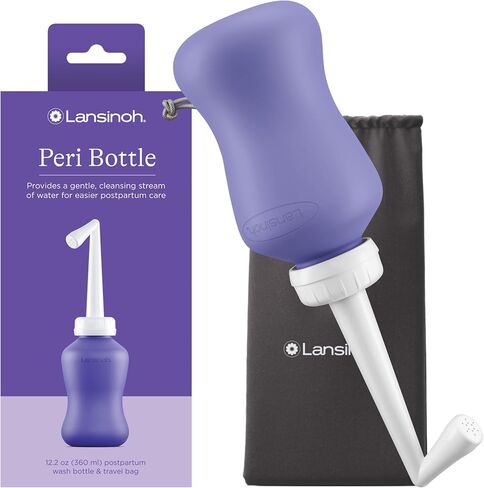 Lansinoh Upside Down Peri Bottle for Postpartum Care and Gentle Cleansing, 12.2 Ounce Bottle in Kuwait