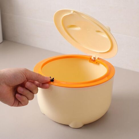 Cat Litter Waste Bin Odor Sealing Plastic with Lid, Enclosed Storage in Saudi Arabia