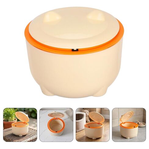 Cat Litter Waste Bin Odor Sealing Plastic with Lid, Enclosed Storage in Saudi Arabia