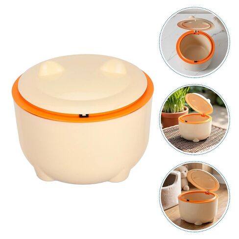 Cat Litter Waste Bin Odor Sealing Plastic with Lid, Enclosed Storage in Saudi Arabia