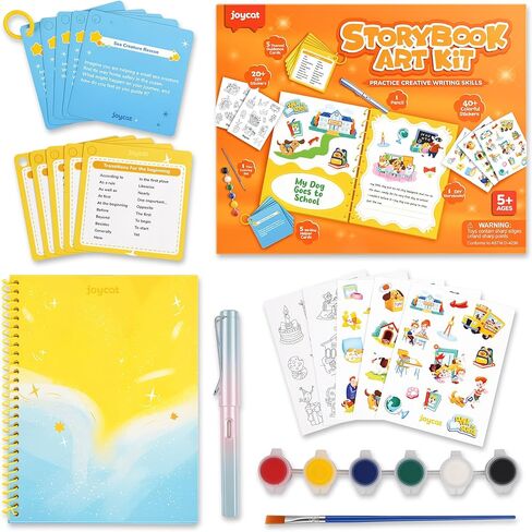 JoyCat Fantasy Storybook Art Kit, Write Your Own Book for Kids, 2 Books in Kuwait