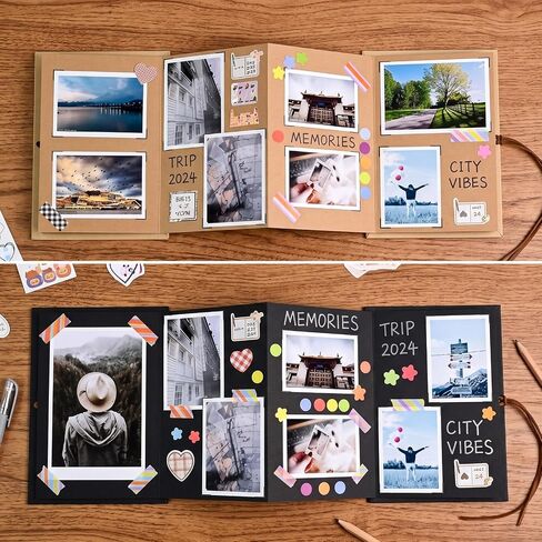 2 Pack Mini Accordion Foldable Scrapbook in Kuwait