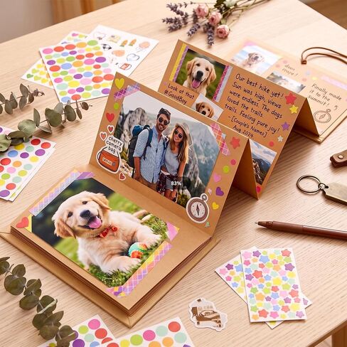 2 Pack Mini Accordion Foldable Scrapbook in Kuwait