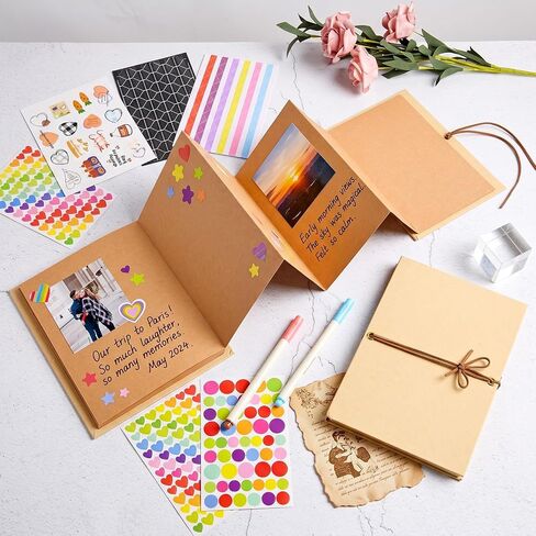 2 Pack Mini Accordion Foldable Scrapbook in Kuwait
