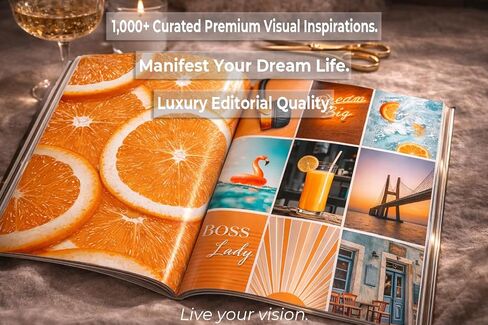 GIFTSFARM Vision Board Book Magazines for Women, Vision Board Supplies, Scrapbook & Journaling Kit, Crafts for Adults, Junk Journal Supplies, Aesthetic Magazine in Kuwait