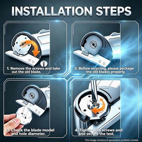 Replacement Rotary Blades Electric Scissors, Universal Cutter Blades Refill in Saudi Arabia
