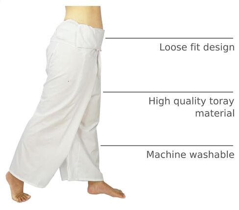Lovely Creations Jumbo Size Man Women Thai Fisherman Wrap Pants Toray Wild Leg Baggy Yoga Casual Trousers Waist 60" in Kuwait