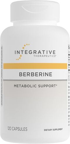 Integrative Therapeutics Berberine - 1000–1500 mg Daily - Berberine HCL Supplement for Metabolic Support* - Gluten-Free & Vegan Supplements for Men & Women - 60 Capsules in Kuwait