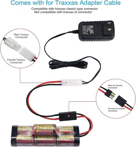 7.2V-9.6V / 8.4V NiMH/NiCD Universal Charger for RC Cars in Saudi Arabia
