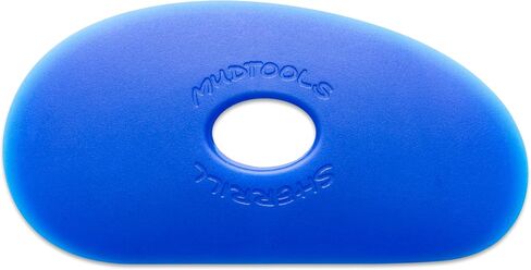 Mudtools Shape 1 Polymer Rib, Red Very Soft - Kidney Pottery Tool in Kuwait