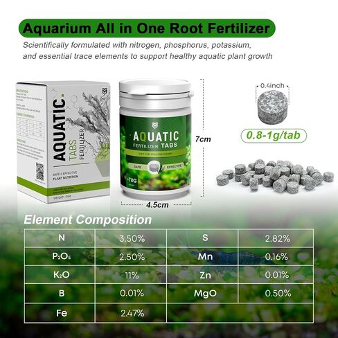 MagTool Root Tabs, Freshwater Aquarium Plant Fertilizer, 70g/Box in Kuwait