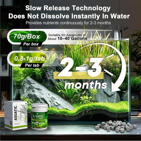 MagTool Root Tabs, Freshwater Aquarium Plant Fertilizer, 70g/Box in Kuwait
