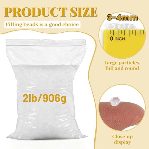 Plastic Poly Pellets Weighted Stuffing Beads, 2 LB Weighted Beads in Saudi Arabia