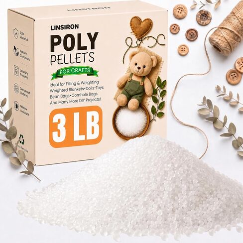 15 oz Plastic Poly Pellets Weighted Stuffing Beads for Stuffed Animal in Saudi Arabia