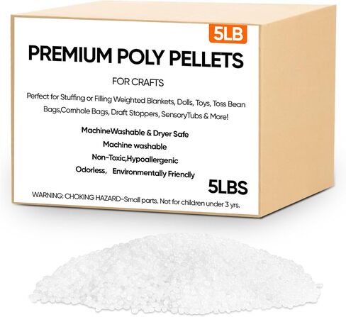 5LB Poly pellets Weighted Stuffing Beads for Stuffed Animals in Saudi Arabia