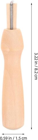 5 Sets Felting Needle Handle Set for Children, Wooden in Kuwait