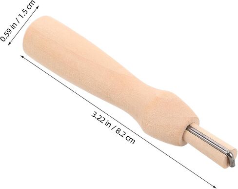 5 Sets Felting Needle Handle Set for Children, Wooden in Kuwait