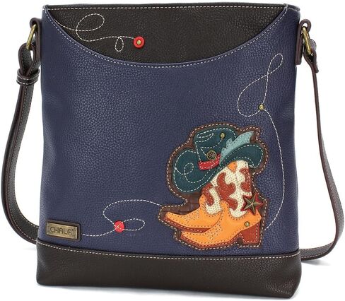 Chala Handbags Sweet Messenger Mid Size Tote Bag Llama - Teal in Kuwait