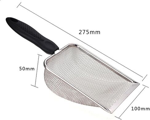 Stainless Steel Sand Reptile Cleaning Tool with Dense Mesh Screen for Terrarium Waste Removal Suitable for Scorpion Hab, 5 Pcs in Kuwait