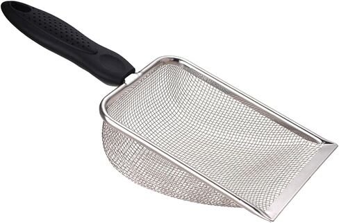 Stainless Steel Sand Reptile Cleaning Tool with Dense Mesh Screen for Terrarium Waste Removal Suitable for Scorpion Hab, 4 Pcs in Kuwait