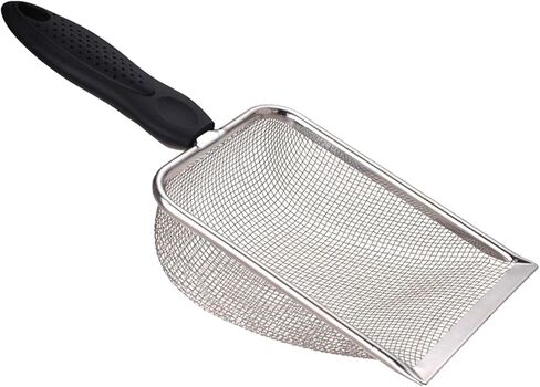 Stainless Steel Sand Reptile Cleaning Tool with Dense Mesh Screen for Terrarium Waste Removal Suitable for Scorpion Hab, 2 Pcs in Kuwait