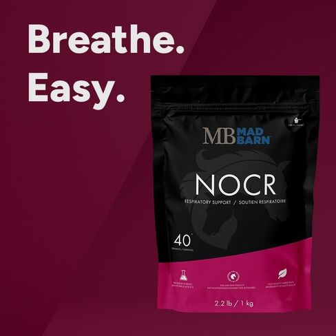 Mad Barn - NOCR 1 kg | Respiratory Health Supplement for Horses | Supports Healthy Lung Function | Helps Maintain Stamina and Peak Performance in Kuwait