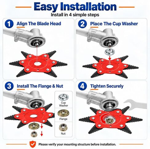 2PCS Brush Cutter Blade for Efco DS 2600 4S 2015–2016 in Kuwait