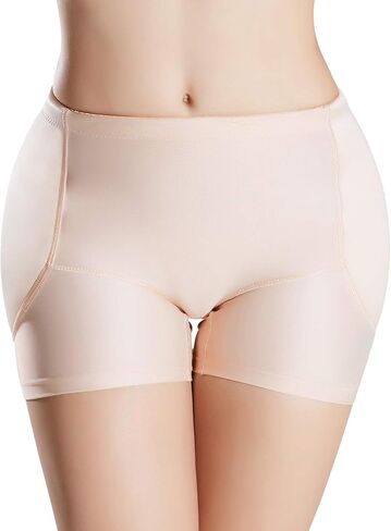Defitshape Women's Padded Seamless Shapewear Panties Hip Enhancer Underwear Shaper Shorts in Kuwait