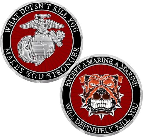 USMC Core Values Coin- Marine Corps Challenge Coin – Certified Disabled USMC Veteran Owned Small Business in Kuwait