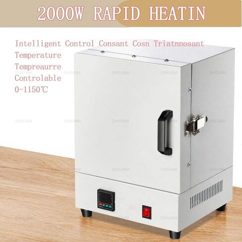 2000W Electric Muffle Furnace, 1150℃ High-Temperature Kiln for Metal Melting, Jewelry Making, Dentistry & Ceramic Work, Professional Electric Kiln for Laboratories in Kuwait