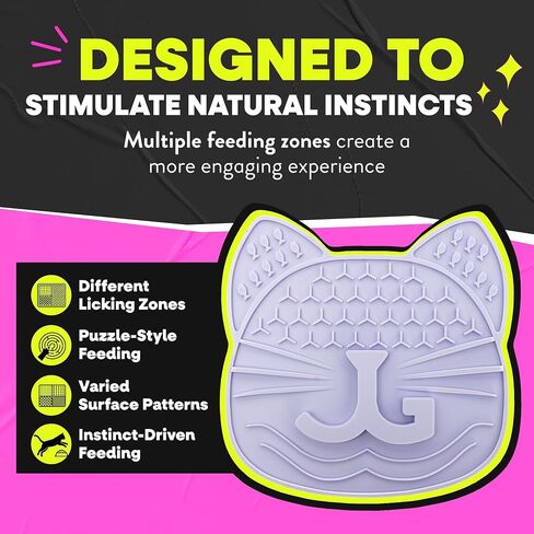 Jackson Galaxy Mmmeow Mat - Slow Feeding Interactive Puzzle Mat for Cats in Kuwait