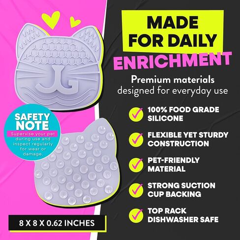 Jackson Galaxy Mmmeow Mat - Slow Feeding Interactive Puzzle Mat for Cats in Kuwait