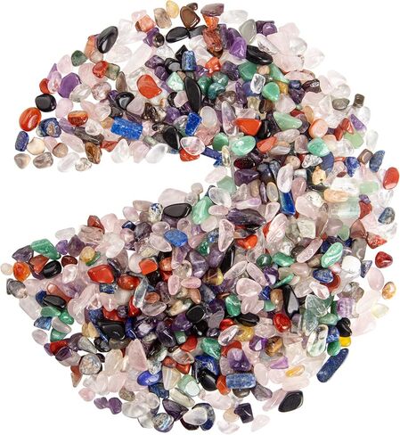 Red Jasper Tumbled Chips Stone Crushed Crystal Quartz Irregular Shaped Stones for Crafts,Vases Filler, Succulent Plants, Aquarium Gravel Rocks Plants Succulents Cactus 1 Pound (About 460 Gram) in Kuwait
