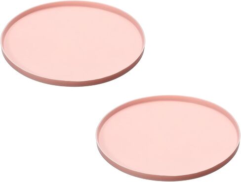 4Pcs Cat Food Mat,Silicone Pet Feeding Waterproof 7x7In Apricot in Saudi Arabia
