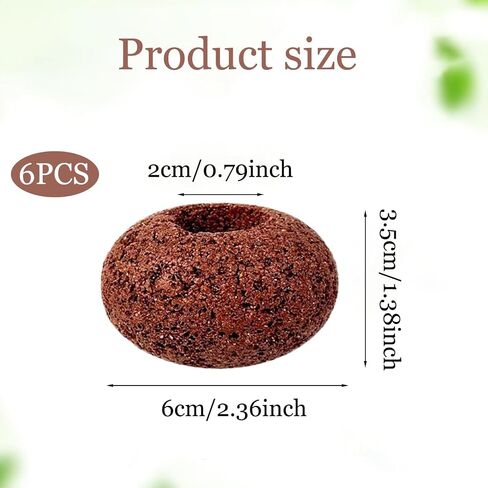 Aquarium Plant Weights, Aquarium Decorations Landscape Stones (6Pcs) in Kuwait