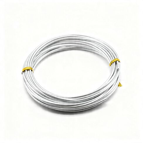 Aluminum Wire, Wire Armature, Bendable Metal Craft Wire for Making Dolls Skeleton DIY Crafts (12Gauge(2mm), Silver) in Kuwait
