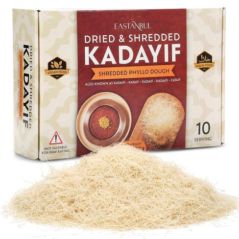 Eastanbul Kataifi Shredded Fillo Dough, Dried Chopped Kadayif, Katafi 1.1lb in Saudi Arabia