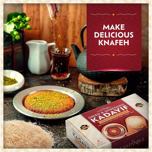 Eastanbul Kataifi Shredded Fillo Dough, Dried Chopped Kadayif, Katafi 1.1lb in Saudi Arabia