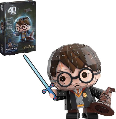 4D Build Harry Potter Chibi Figure 3D Puzzle Model Kit, Collector Display in Saudi Arabia