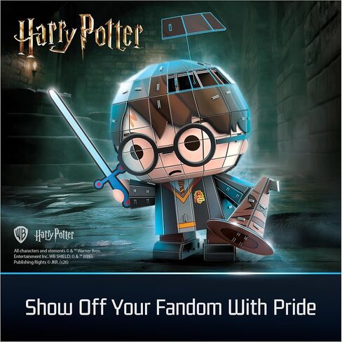 4D Build Harry Potter Chibi Figure 3D Puzzle Model Kit, Collector Display in Saudi Arabia