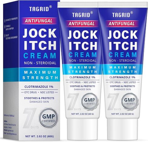 TAGRID Jock Itch Cream, Jock Itch, Tinea Cruris, Jock Itch Cream Extra Strength for Men & Women, Tinea Corporis, Itch Cream - Powerful & Fast - 60g in Saudi Arabia