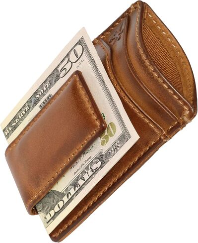 HoJ Co. Baseball Front Pocket Wallet | Men's Money Clip Wallet | Strong Magnetic Clip | Slim Wallet With Money Clip in Kuwait
