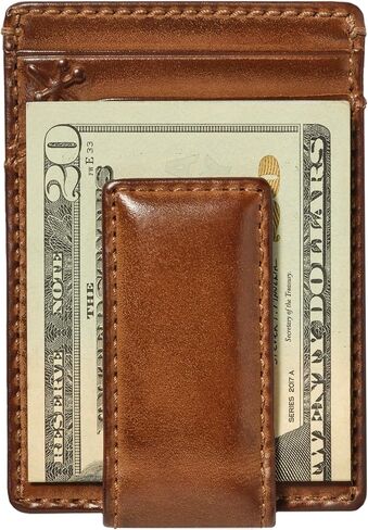 HoJ Co. Baseball Front Pocket Wallet | Men's Money Clip Wallet | Strong Magnetic Clip | Slim Wallet With Money Clip in Kuwait