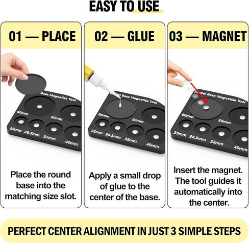 Miniature Base Magnetize Tool, Fast Magnet Positioning Tool for Model Bases in Saudi Arabia