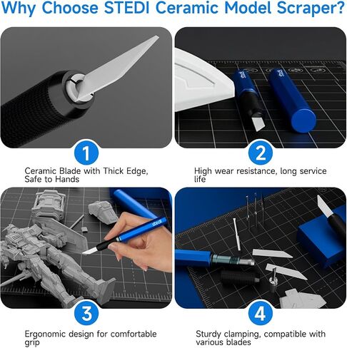 Ceramic Scraper for Gundam Model Repair and Curved Edge Deburring Tool in Saudi Arabia
