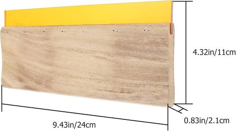 Wood Handle Screen Printing Ink Squeegee for DIY Printmakers and Beginners in Kuwait