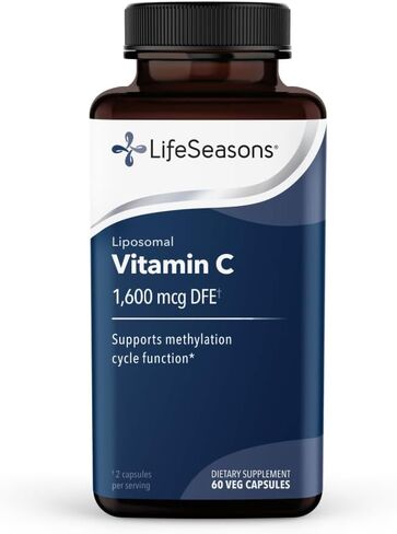 LifeSeasons Essentials Liposomal Vitamin C - for Immune Support, Antioxidant Support & Heart Health - with Liposomal Vitamin C - 1000 mg per 2 Capsules - 30 Day Supply in Saudi Arabia