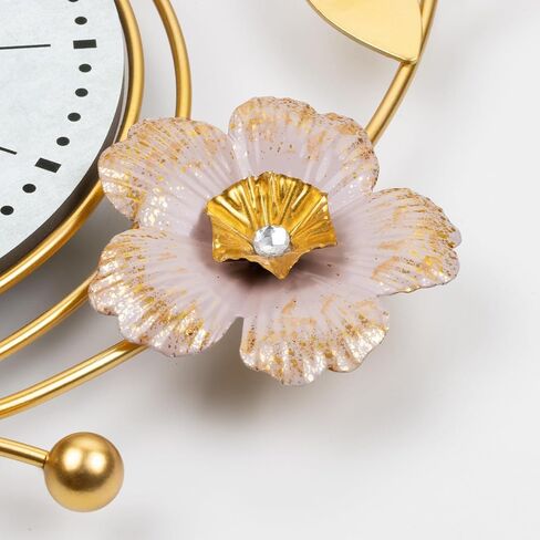 FLEBLE Extra Large Wall Clocks for Living Room Decor Modern Wall Clock Battery Operated Silent Non-Ticking for Home Office Bedroom Kitchen Decorative Analog Clock Quartz for Indoor House in Kuwait