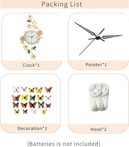 FLEBLE Extra Large Wall Clocks for Living Room Decor Modern Wall Clock Battery Operated Silent Non-Ticking for Home Office Bedroom Kitchen Decorative Analog Clock Quartz for Indoor House in Kuwait